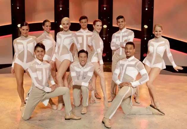 SO YOU THINK YOU CAN DANCE: L-R: Top 10 “Team Stage” contestants Marissa Milele, Moises Parra, Gaby Diaz, Hailee Payne, Jim Nowakowski, Kate Harpootlian, Edson Juarez, Darion Flores and Alexia Meyer on SO YOU THINK YOU CAN DANCE airing Monday, July 13 (8:00-10:00 PM ET live/PT tape-delayed) on FOX. ©2015 FOX Broadcasting Co. Cr: Adam Rose