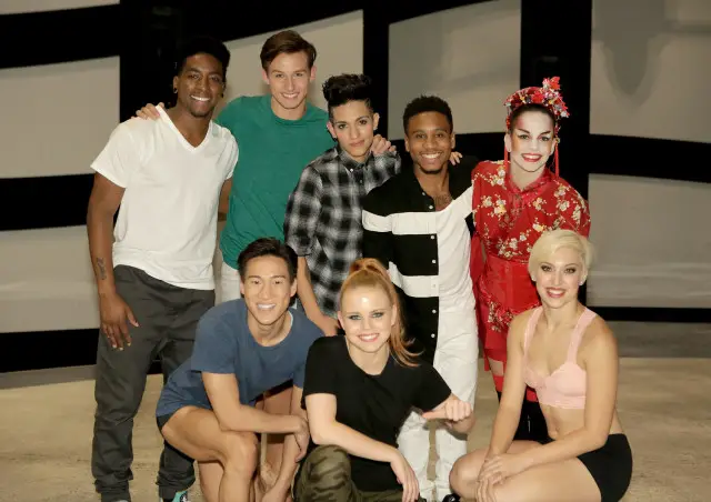 SO YOU THINK YOU CAN DANCE: (L-R Back Row): Top 8 contestants Eddie “Neptune” Eskridge, Derek Piquette, Megan “Megz” Alfonso, Virgil Gadson, Gaby Diaz, (L-R Front Row): Jim Nowakowski, Jana “JaJa” Vankova and Hailee Payne on SO YOU THINK YOU CAN DANCE airing Monday, August 17 (8:00-10:00 PM ET live/PT tape-delayed) on FOX. ©2015 FOX Broadcasting Co. Cr: Adam Rose