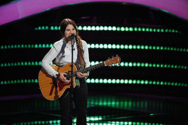 THE VOICE -- "Blind Auditions" -- Pictured: Krista Hughes -- (Photo by: Paul Drinkwater/NBC)