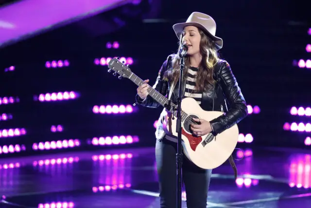 THE VOICE -- "Blind Auditions" -- Pictured: Lyndsey Elm -- (Photo by: Tyler Golden/NBC)