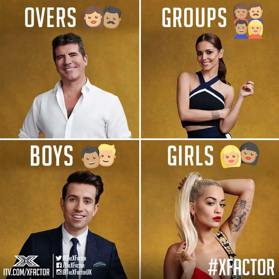 X Factor UK Judges Category Vote Revealed