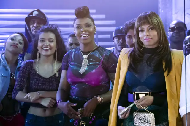 EMPIRE: L-R: Guest star Jamila Velazquez, Ta'Rhonda Jones and Taraji P. Henson in the ÒMy Bad PartsÓ episode of EMPIRE airing Wednesday, Nov. 18 (9:00-10:00 PM ET/PT) on FOX. ©2015 Fox Broadcasting Co. Cr: Chuck Hodes/FOX.