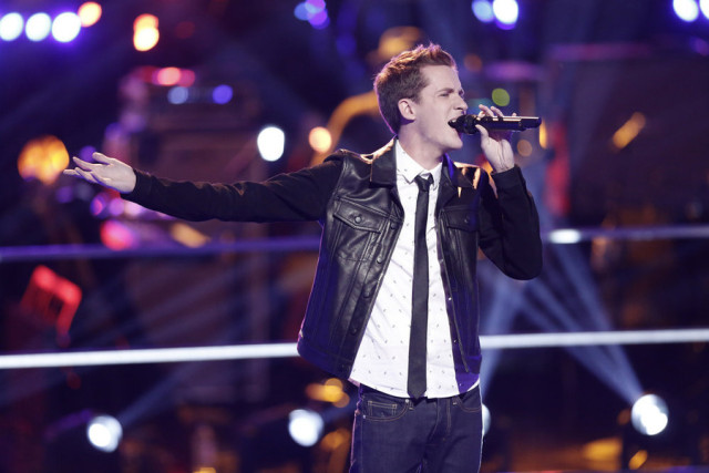 The Voice 9 Recap Knockout Rounds #3 -- Pictured: Evan McKeel -- (Photo by: Tyler Golden/NBC)