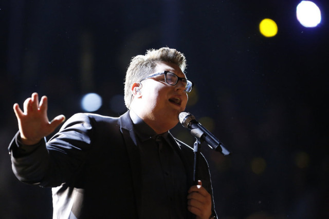 THE VOICE -- "Live Playoffs" Episode 913A -- Pictured: Jordan Smith -- (Photo by: Trae Patton/NBC)