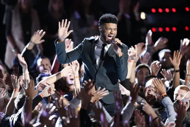 The Voice 9 Top 12 Predictions, Poll Results, ITunes Charts -- Pictured: Mark Hood -- (Photo by: Tyler Golden/NBC)