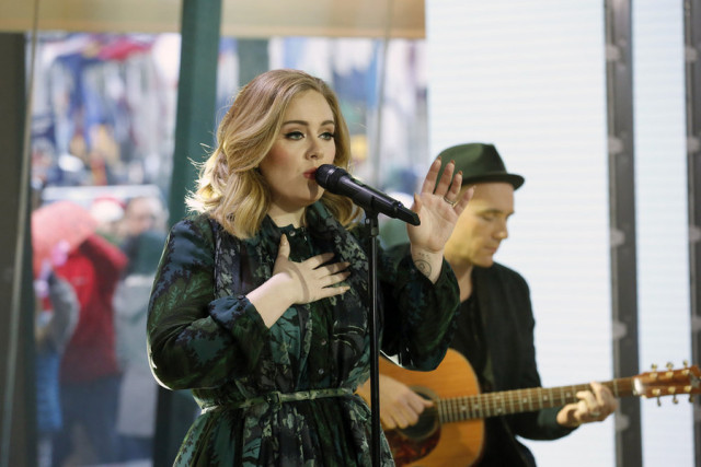 TODAY -- Pictured: Adele performs on the "Today" show on Wednesday, November 25, 2015 -- (Photo by: Heidi Gutman/NBC)