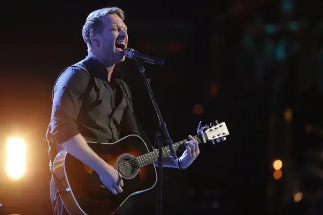 THE VOICE -- "Live Finale" Episode 918A -- Pictured: Barrett Baber -- (Photo by: Trae Patton/NBC)