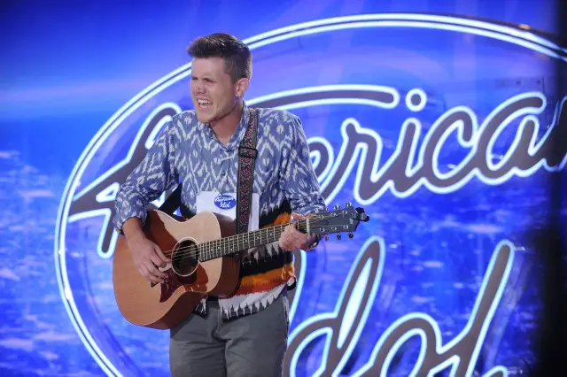 AMERICAN IDOL: Little Rock Auditions: AMERICAN IDOL will begin its 15th – and farewell – season with a special two-night, four-hour premiere event Wednesday, Jan. 6 (8:00-10:00 PM ET/PT) and Thursday, Jan. 7 (8:00-10:00 PM ET/PT) on FOX. AMERICAN IDOL continues on Wednesdays (8:00-9:00 PM ET/PT) and Thursdays (8:00-10:00 PM ET/PT). Pictured: Contestant Trent Harmon auditions in front of the judges at AMERICAN IDOL. © 2016 Fox Broadcasting Co. Cr: Michael Becker / FOX.