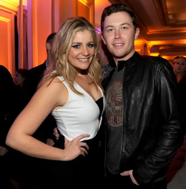 2016 FOX WINTER TCA: (L-R) Lauren Alaina and Scotty McCreery celebrate the WINTER ALL-STAR PARTY during the 2016 FOX WINTER TCA at the Langham Hotel, Friday, Jan. 15 in Pasadena, CA. CR: Frank Micelotta/FOX