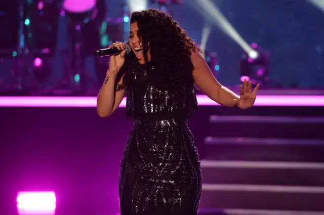 PITBULLÕS NEW YEARÕS REVOLUTION: Jordin Sparks performs at Bayfront Park on Thursday December 31, 2015, in Miami, Fla. for PITBULLÕS NEW YEARÕS REVOLUTION on FOX for the night's hottest New YearÕs celebration. CR: Jeff Daly/FOX