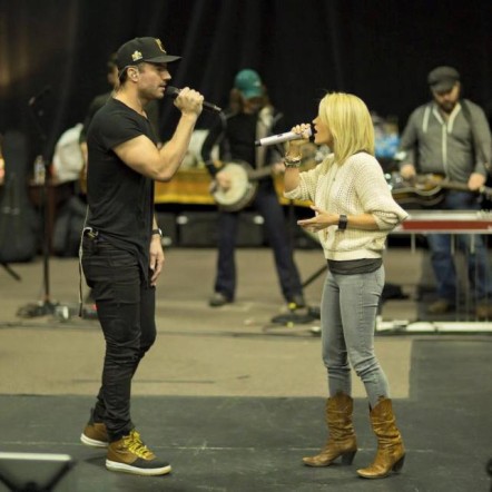 carrieunderwood-samhunt-rehearsal