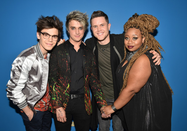 AMERICAN IDOL: Top 4: L-R: Top 4 contestants MacKenzie Bourg, Dalton Rapattoni, Trent Harmon and La'Porsha Renae on AMERICAN IDOL airing Thursday, March 24 (8:00-10:00 PM ET/PT) on FOX. © 2016 FOX Broadcasting Co. Cr: Michael Becker/ FOX. This image is embargoed until Thursday, March 24,10:00PM PT / 1:00AM ET