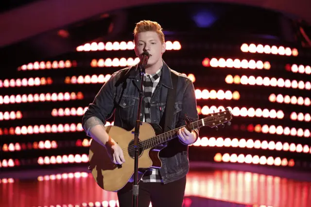 THE VOICE -- "Blind Auditions" -- Pictured: Mike Schiavo -- (Photo by: Tyler Golden/NBC)
