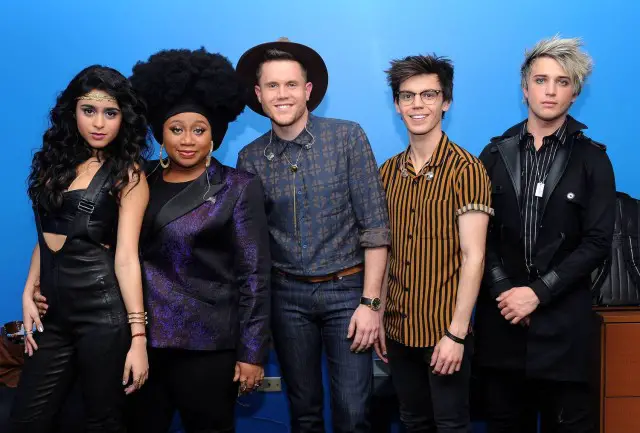 AMERICAN IDOL: Top 5: L-R: Top 5 contestants Sonika Vaid, La'Porsha Renae, Trent Harmon, MacKenzie Bourg and Dalton Rapattoni on AMERICAN IDOL airing Thursday, March 17 (8:00-10:00 PM ET/PT) on FOX. © 2016 FOX Broadcasting Co. Cr: Ray Mickshaw/ FOX. This image is embargoed until Thursday, March 17,10:00PM PT / 1:00AM ET