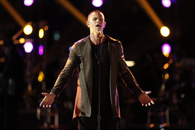 THE VOICE -- "Live Playoffs" Episode 1012A -- Pictured: Nick Hagelin -- (Photo by: Tyler Golden/NBC)