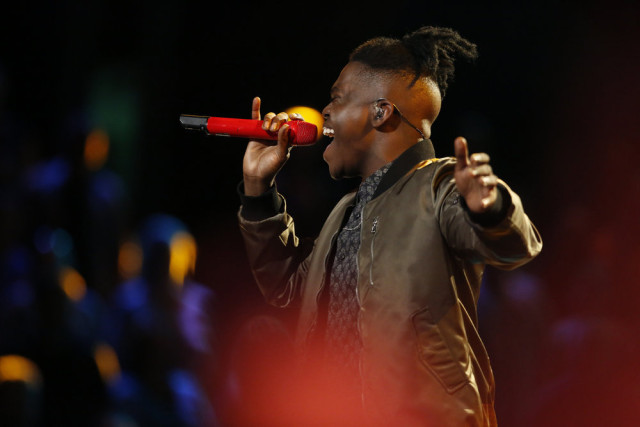THE VOICE -- "Live Top 12" Episode 1013A -- Pictured: Paxton Ingram -- (Photo by: Trae Patton/NBC)