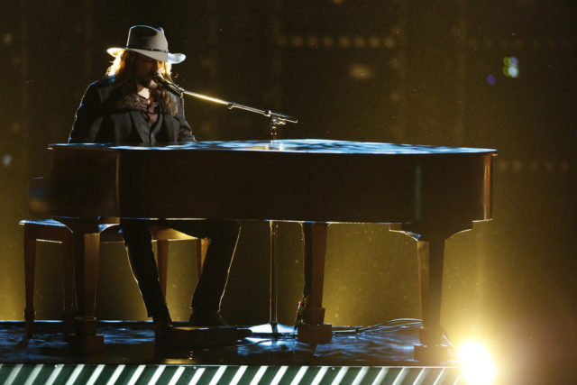 THE VOICE -- "Live Top 10" Episode 1015A -- Pictured: Adam Wakefield -- (Photo by: Tyler Golden/NBC)