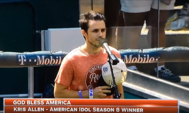 Kris Allen - God Bless America - Great American Ballpark, Cincinnati