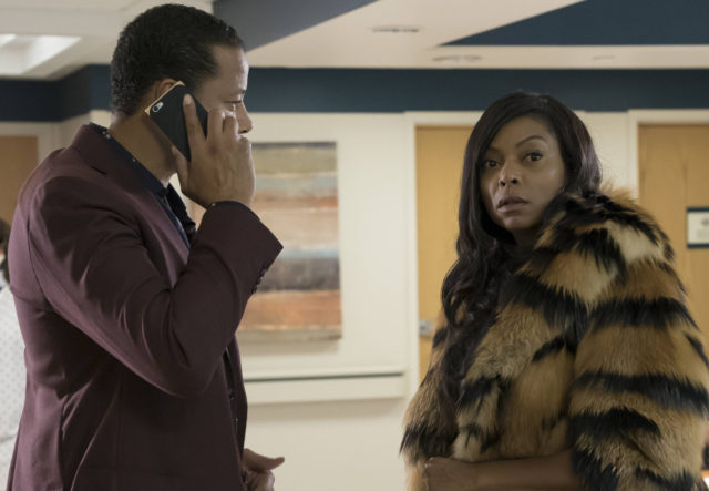 EMPIRE: Pictured L-R: Terrence Howard and Taraji P. Henson in the "Light in Darkness" episode of EMPIRE premiering Wednesday, Sept. 21 (9:00-10:00 PM ET/PT) on FOX. ©2016 Fox Broadcasting Co. CR: Chuck Hodes/FOX
