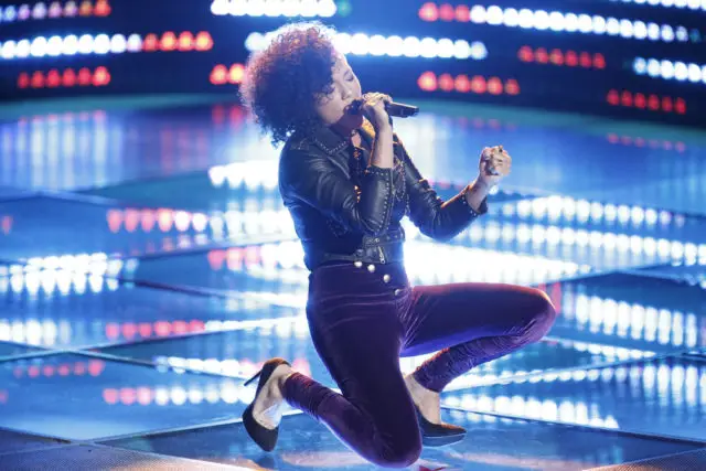 THE VOICE -- "Blind Auditions" -- Pictured: Sophia Urista -- (Photo by: Tyler Golden/NBC)
