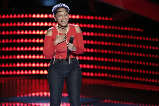 THE VOICE -- "Blind Auditions" -- Pictured: Bindi Liebowitz -- (Photo by: Tyler Golden/NBC)