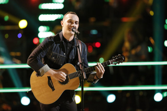 THE VOICE -- "Knockout Rounds" -- Pictured: Aaron Gibson -- (Photo by: Tyler Golden/NBC)