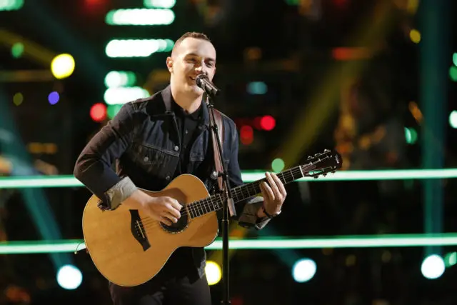 THE VOICE -- "Knockout Rounds" -- Pictured: Aaron Gibson -- (Photo by: Tyler Golden/NBC)