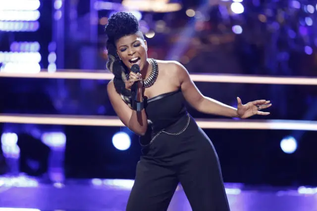THE VOICE -- "Knockout Rounds" -- Pictured: Courtney Harrell -- (Photo by: Tyler Golden/NBC)