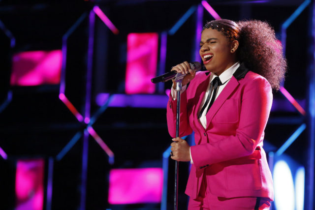 THE VOICE -- "Live Top 11" Episode: 1115A -- Pictured: We McDonald -- (Photo by: Trae Patton/NBC)
