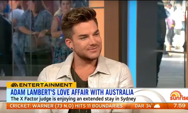 Adam Lambert Sunrise 2016 X Factor Australia - Iggy Azalea is a Diva