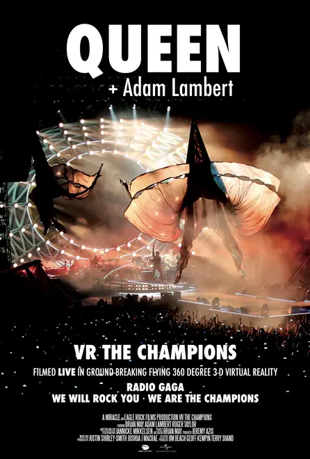 Queen + Adam Lambert VR Movie Poster Tribeca