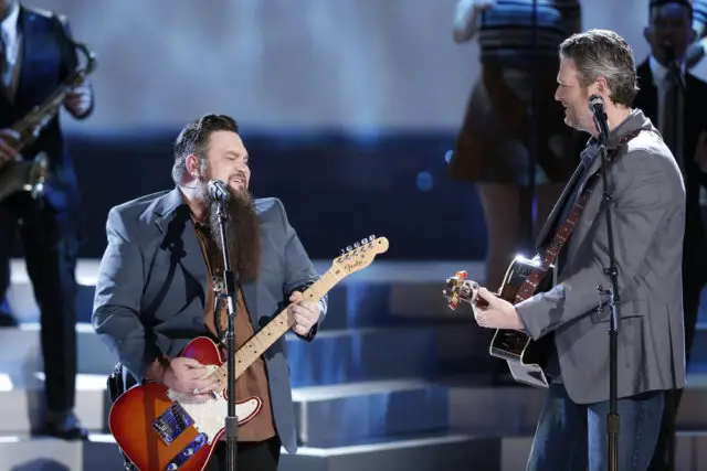 THE VOICE -- "Live Finale" Episode 1118A -- Pictured: (l-r) Sundance Head, Blake Shelton -- (Photo by: Tyler Golden/NBC)