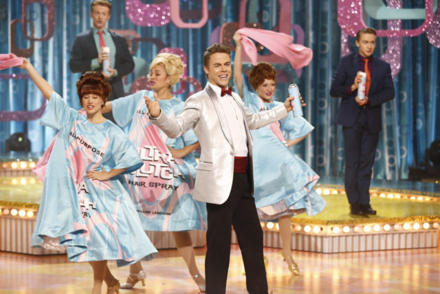 HAIRSPRAY LIVE! -- Pictured: Derek Hough as Corny Collins -- (Photo by: Justin Lubin/NBC)