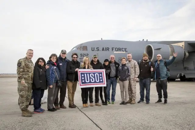 Kellie Pickler USO Tour 2016