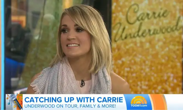 carrie underwood today show interview calia