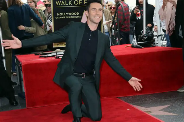 The Voice Adam Levine Hollywood Walk of Fame