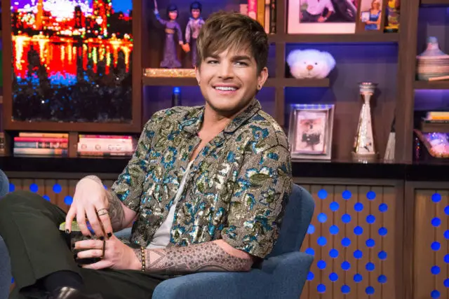 WATCH WHAT HAPPENS LIVE WITH ANDY COHEN -- Episode 14032 -- Pictured: Adam Lambert -- (Photo by: Charles Sykes/Bravo)