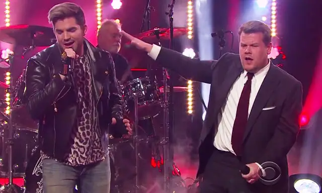 adam lambert late late show 1