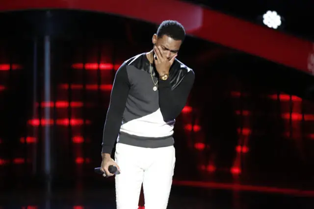 THE VOICE -- "Blind Auditions" -- Pictured: Malik Davage -- (Photo by: Tyler Golden/NBC)