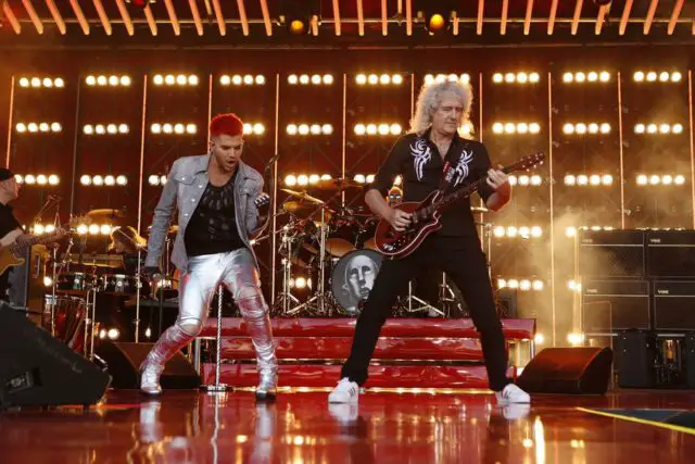 Adam Lambert Brian May Queen Kimmel