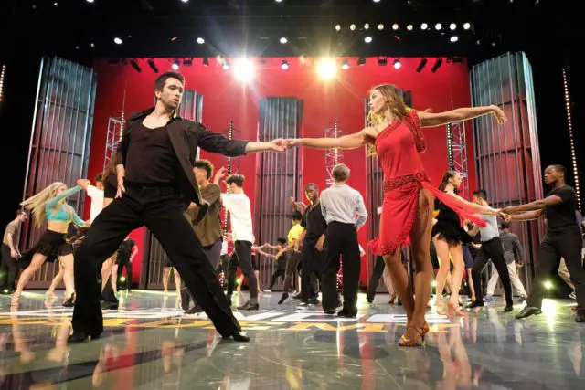 SO YOU THINK YOU CAN DANCE: Choreographers Dmitry Chaplin (L) and his partner teach contestants a ballroom routine during academy week airing Monday, July 24 (8:00-9:01 PM ET/PT) on FOX. ©2017 Fox Broadcasting Co. CR: Adam Rose/FOX