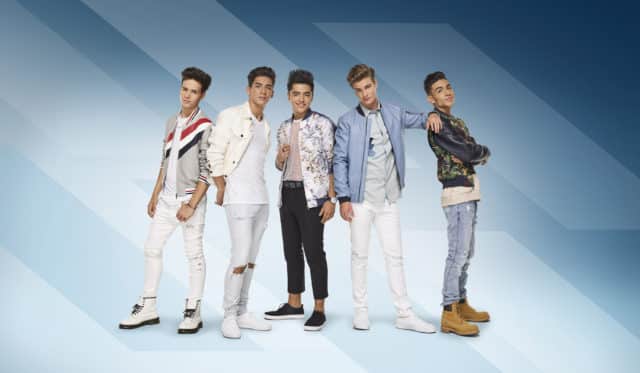 BOY BAND - Hollywood Records has signed "In Real Life," the brand-new group comprised of the final five boys who received America's vote on ABC's hit show "Boy Band." (Hollywood Records) MICHAEL CONOR, CHANCE PEREZ, SERGIO CALDERON, BRADY TUTTON, DREW RAMOS