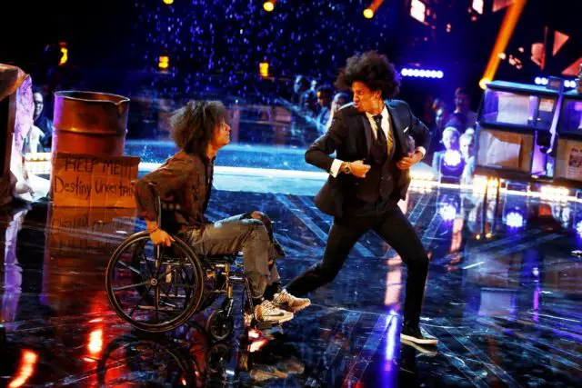WORLD OF DANCE -- "Divisional Finals" Episode 109 -- Pictured: Les Twins -- (Photo by: Justin Lubin/NBC)