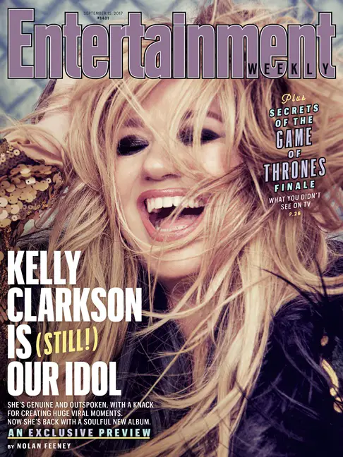 Kelly Clarkson Entertainment Weekly 2017 Cover