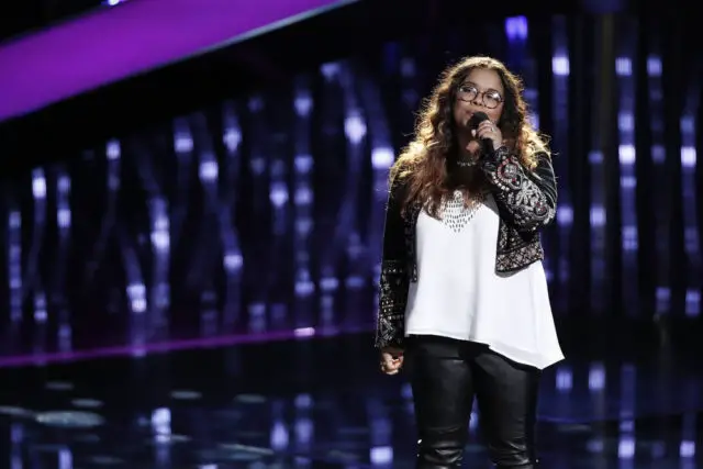 THE VOICE -- "Blind Auditions" Episode 1301 -- Pictured: Brooke Simpson -- (Photo by: Tyler Golden/NBC)