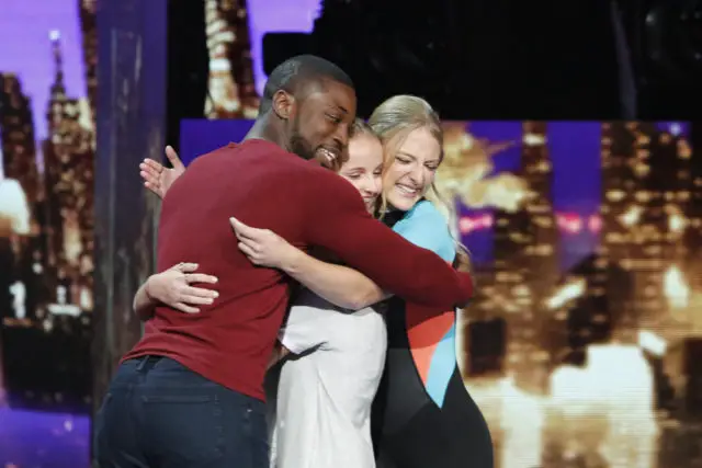 AMERICA'S GOT TALENT -- "Live Results 4" -- Pictured: (l-r) Preacher Lawson, Evie Clair, Sara and Hero -- (Photo by: Trae Patton/NBC)