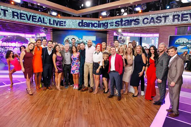 GOOD MORNING AMERICA - The cast of Season 25 of "Dancing with the Stars," are announced live on "Good Morning America," Wednesday, September 6, 2017 on the ABC Television Network. (Photo by Lou Rocco/ABC) DANCING WITH THE STARS SEASON 25 CAST