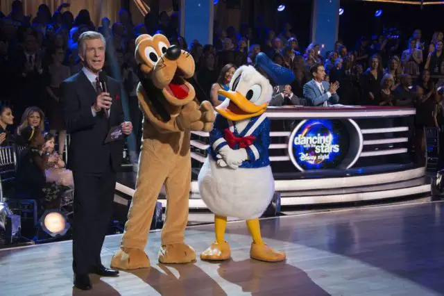 Dancing with the Stars 25 Tom Bergeron with Disney Characters