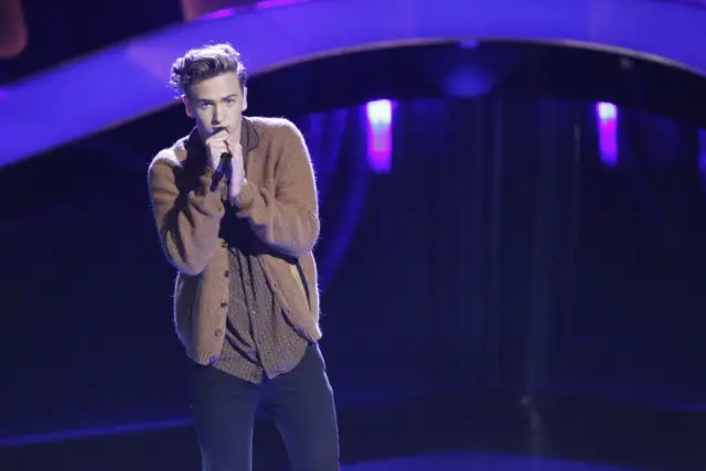 THE VOICE -- "Blind Auditions" -- Pictured: Noah Mac -- (Photo by: Tyler Golden/NBC)