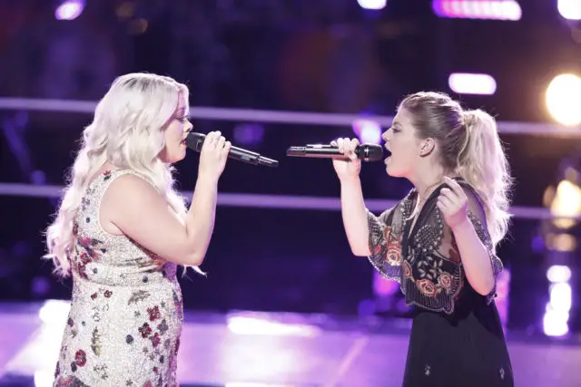 THE VOICE -- "Battle Rounds" -- Pictured: (l-r) Ashland Craft, Megan Rose -- (Photo by: Tyler Golden/NBC)